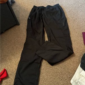 Black comfy scrub pants